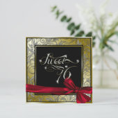 Verbluffend goudkunstje nieuwe zweet zestien kaart (Staand voorkant)