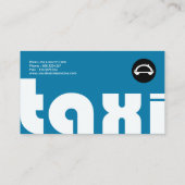 Verbluffend grote taxibrieven Taxi Service Visitekaartje (Achterkant)