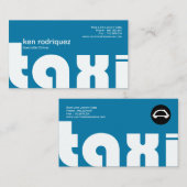 Verbluffend grote taxibrieven Taxi Service Visitekaartje (Voorkant / Achterkant)