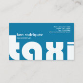 Verbluffend grote taxibrieven Taxi Service Visitekaartje (Voorkant)