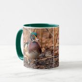 Verbluffend hout Duck die de Bossen loopt Mok (Voorkant links)