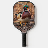 Verbluffend hout in de Bossen Pickleball Paddle (Voorkant)