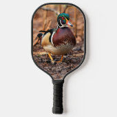 Verbluffend hout in de Bossen Pickleball Paddle (Achterkant)