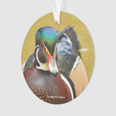 Verbluffend hout in de Pond Ornament (voorkant)