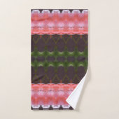 Verbluffend in Plum en Coral Bad Handdoek (Handdoek)