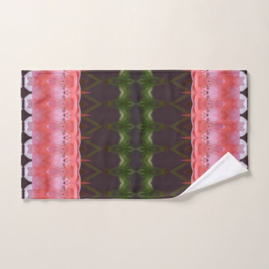 Verbluffend in Plum en Coral Bad Handdoek (Handdoek)