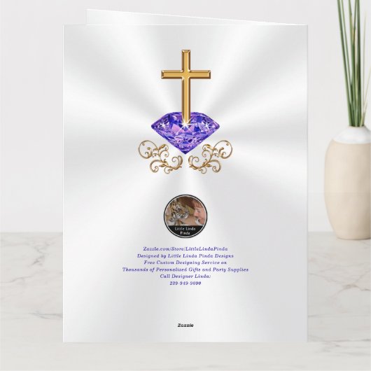 Verbluffend, Kaarten voor pastor, Aangepast (Achterkant)