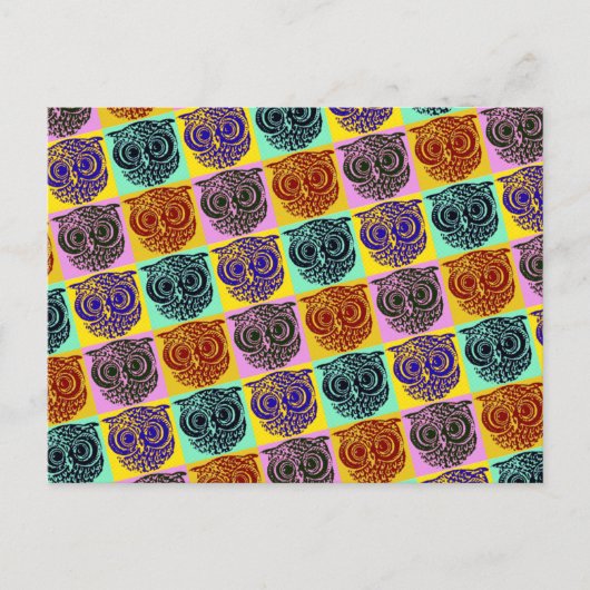 verbluffend kleurenpatroon briefkaart (Voorkant)