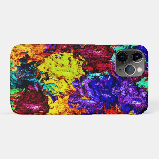 Verbluffend kleurrijk Abstract patroon Case-Mate iPhone Case (Achterkant (horizontaal))