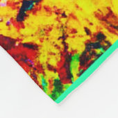 Verbluffend kleurrijk Abstract patroon Fleece Deken (Hoek)