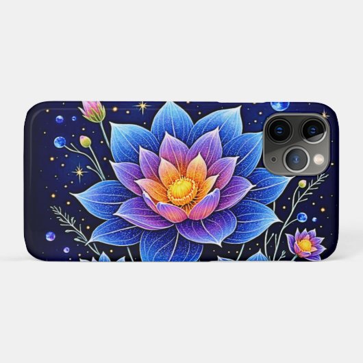Verbluffend Kosmische Bloemendromen Ontwerp Case-Mate iPhone Case (Achterkant (horizontaal))