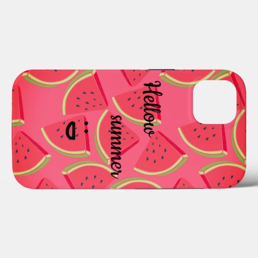 Verbluffend, koud, roze watermeloen helling Summer Case-Mate iPhone Case (Achterkant (horizontaal))