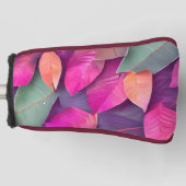 Verbluffend lederen patroon golfheadcover (Voorkant)