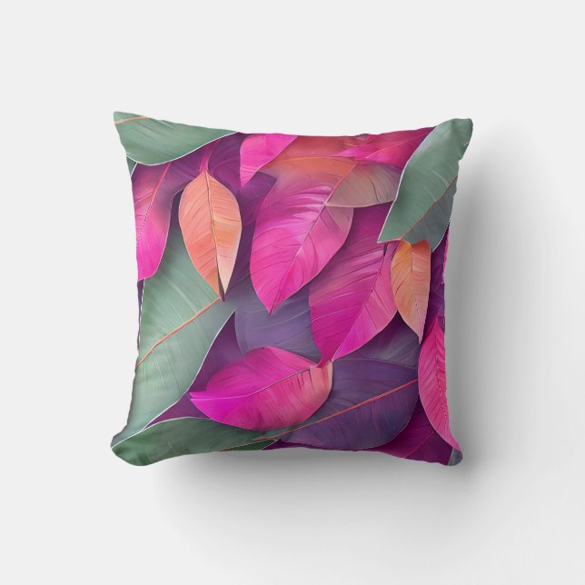 Verbluffend lederen patroon kussen (Voorkant)