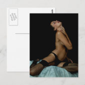 Verbluffend lelijke brunette briefkaart (Voorkant / Achterkant)