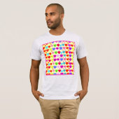 Verbluffend levendig liefdespatroon t-shirt (Voorkant volledig)