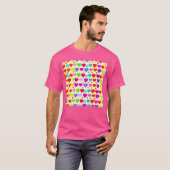 Verbluffend levendig liefdespatroon t-shirt (Voorkant volledig)