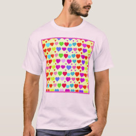 Verbluffend levendig liefdespatroon t-shirt