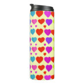 Verbluffend levendig liefdespatroon thermosbeker (Geroteerd rechts)