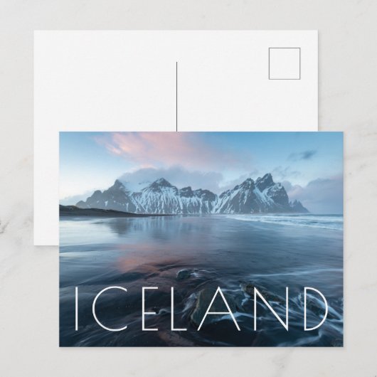 Verbluffend licht in IJsland | Stokksnes, Vestraho Briefkaart (Voorkant / Achterkant)