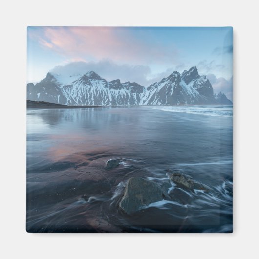 Verbluffend licht in IJsland | Stokksnes, Vestraho Magneet (Voorkant)