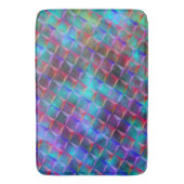 Verbluffend lila en 3D- of roze driehoeken Badmat (Voorkant Verticaal)