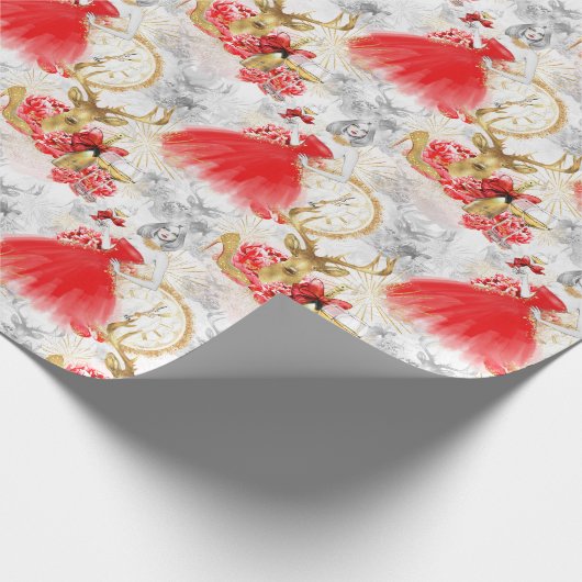 Verbluffend, luxeontwerp. Cadeauverpakking Cadeaupapier (Hoek)