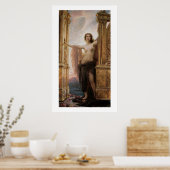 Verbluffend mooie Romantische Victoriaans kunstdru Poster (Keuken)