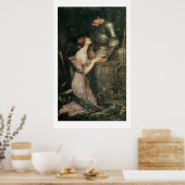 Verbluffend mooie Victoriaans Art Mermaid Print (Keuken)