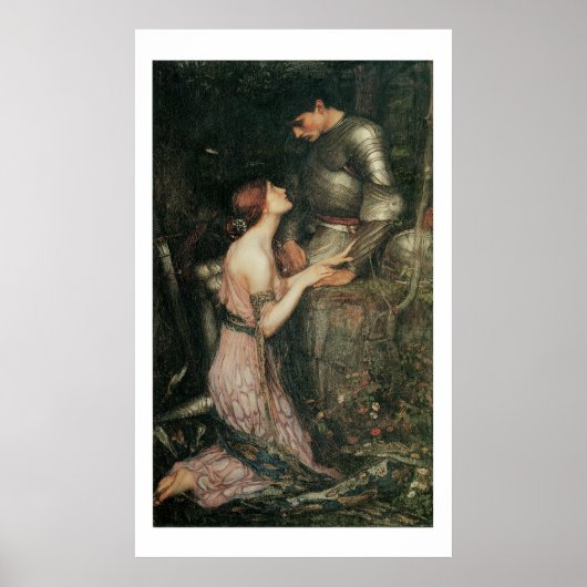 Verbluffend mooie Victoriaans Art Mermaid Print (Voorkant)