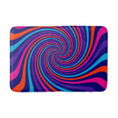 Verbluffend multiverkleurd wervelontwerp past dit  badmat (Voorkant)