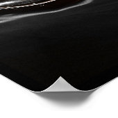 Verbluffend muziekviolet poster (Hoek)