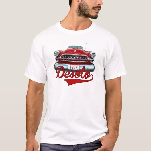 Verbluffend ontwerp van 1954-desktop met sedan Cus T-shirt (Voorkant)