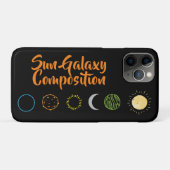 Verbluffend ontwerp van Sun Galaxy-combinatie Case-Mate iPhone Case (Achterkant (horizontaal))