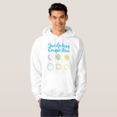Verbluffend ontwerp van Sun Galaxy-combinatie Hoodie (Voorkant volledig)