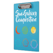 Verbluffend ontwerp van Sun Galaxy-combinatie Klembord (Links)