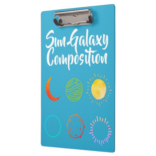 Verbluffend ontwerp van Sun Galaxy-combinatie Klembord (Links)