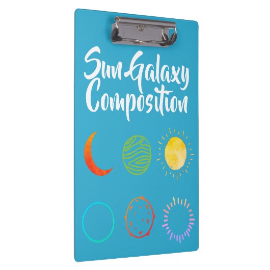 Verbluffend ontwerp van Sun Galaxy-combinatie Klembord (Rechts)