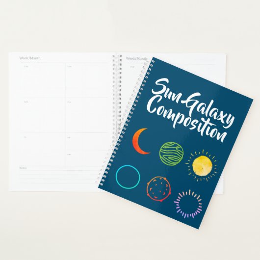 Verbluffend ontwerp van Sun Galaxy-combinatie Planner (Display)