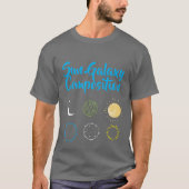 Verbluffend ontwerp van Sun Galaxy-combinatie T-shirt (Voorkant)