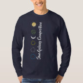 Verbluffend ontwerp van Sun Galaxy-combinatie T-shirt (Voorkant)
