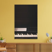 Verbluffend Pianodesign Canvas Afdruk (Insitu (Woonkamer))