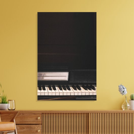 Verbluffend Pianodesign Canvas Afdruk (Insitu (Woonkamer))