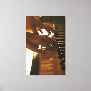 Verbluffend Pianodesign Canvas Afdruk