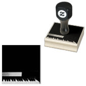 Verbluffend Pianodesign Rubberstempel (Gestempeld)