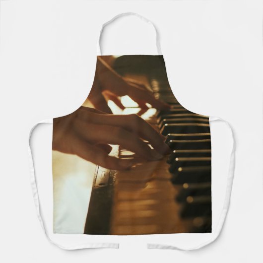 Verbluffend Pianodesign Schort (Voorkant)