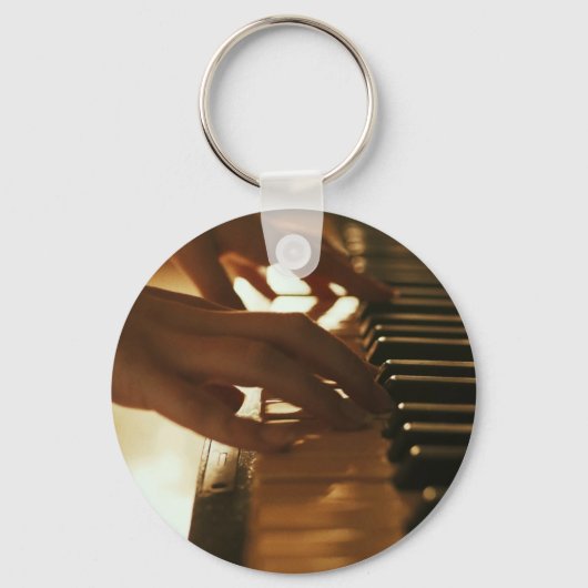 Verbluffend Pianodesign Sleutelhanger (Voorkant)