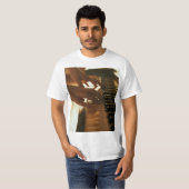 Verbluffend Pianodesign T-shirt (Voorkant volledig)