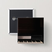 Verbluffend Pianodesign Vierkante Button 5,1 Cm (Voorkant /achterkant)