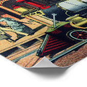 Verbluffend poster voor treinvervoer (Hoek)